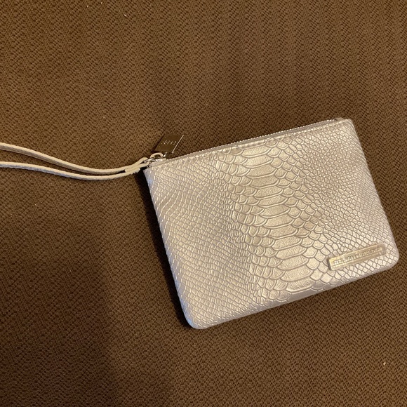 Rodan Fields Silver clutch/wristlet - Picture 1 of 7